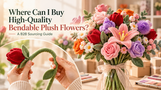Where Can I Buy High-Quality Bendable Plush Flowers? A B2B Sourcing Guide