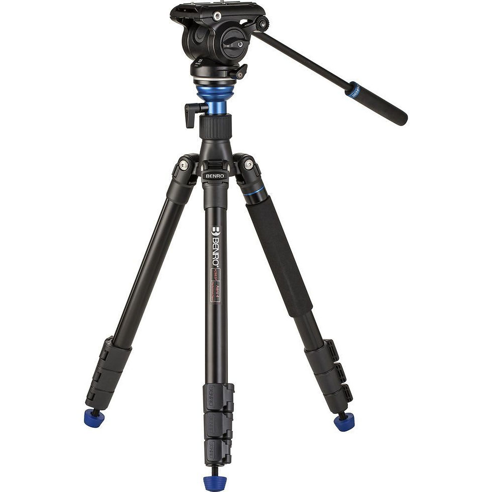 Benro A2883-FS4Pro Travel Angel Video Tripod Kit Ters Katlanır Bacaklar ve Tek Ayağa Dönüşebilen Yapı