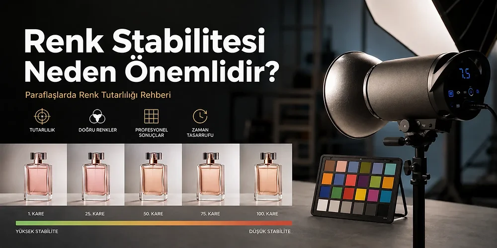 Stabilité des couleurs des flashs : Cohérence essentielle pour la photographie de produits