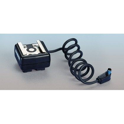 Kaiser çıkarılabilir PC senkron kablolu ve tripod bağlantılı hot shoe flaş adaptörü