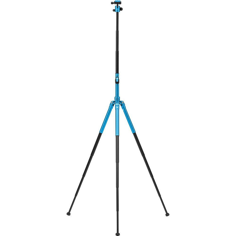 Küçük resim: Benro MeFOTO RTAIRBLU Roadtrip Air Tripod Blue Mavi Telefon Tutuculu Seyahat Tripodu