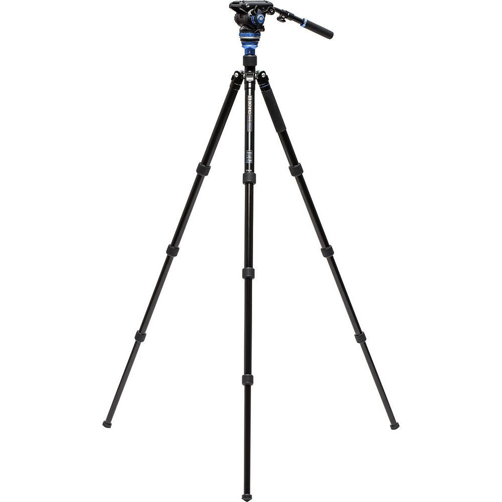 Benro A3883TS6PRO Aero 6 Pro Travel Alüminyum Video Tripod Kit S6Pro Kafalı
