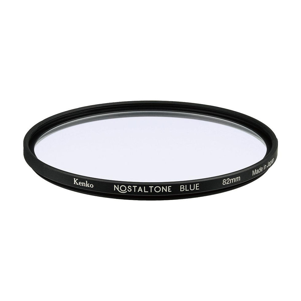 Kenko 82 mm Nostaltone Blue Filtre hafif mavi ton, soft etki ve nostaljik atmosfer veren yaratıcı efekt filtresi