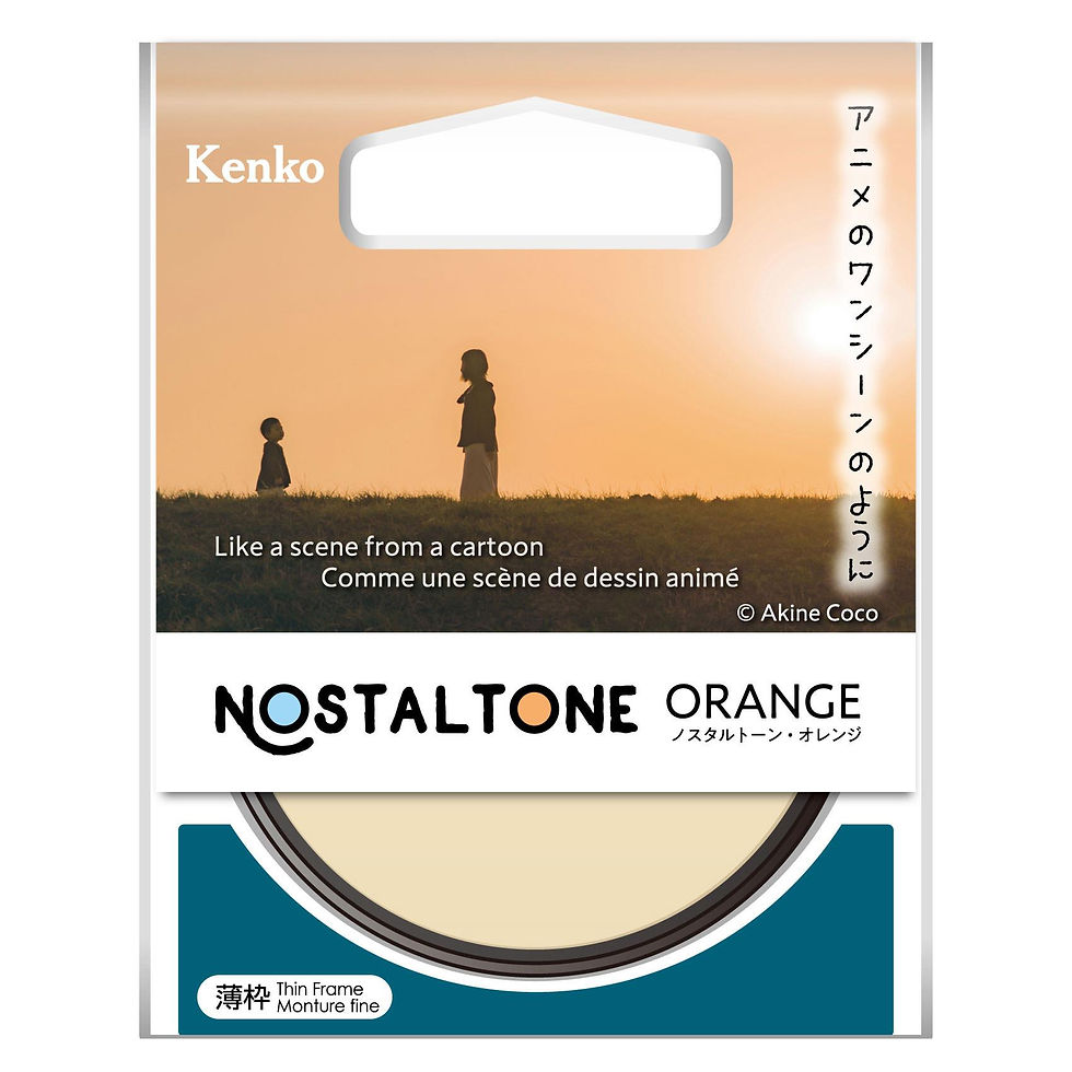 Küçük resim: Kenko 82 mm Nostaltone Orange Filtre sıcak turuncu ton ve nostaljik atmosfer efekti veren yaratıcı soft filtre