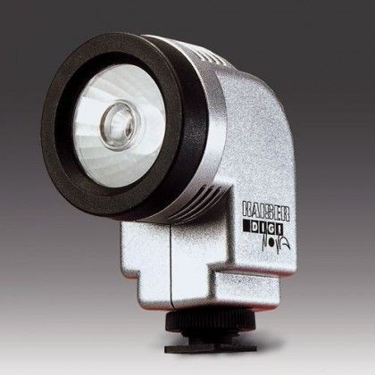 Kaiser dört AAA pille çalışan kompakt kamera üstü LED video ışığı