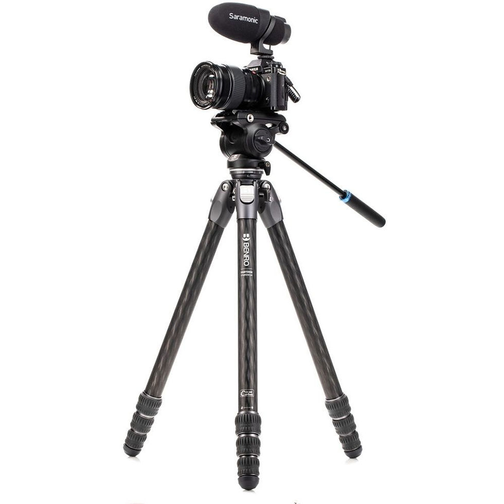 Küçük resim: Benro Tortoise Karbon Video Tripod Kit Seri 3 - TTOR34CLVS4PRO