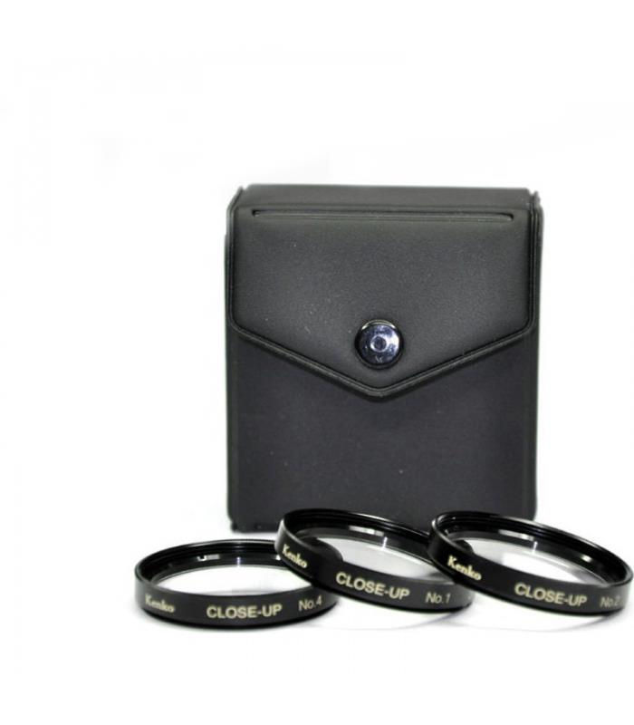 Kenko 58mm Close-Up +1 +2 +4 yakın çekim filtre seti