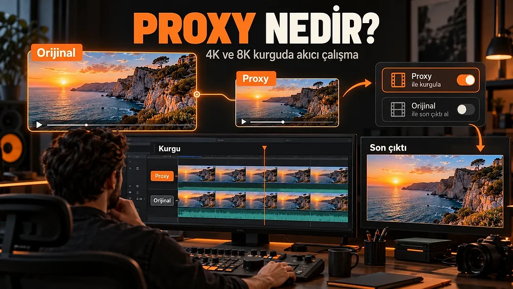 Flaşçı erläutert die Nutzung von Videoproxies für 4K- und 8K-Bearbeitung
