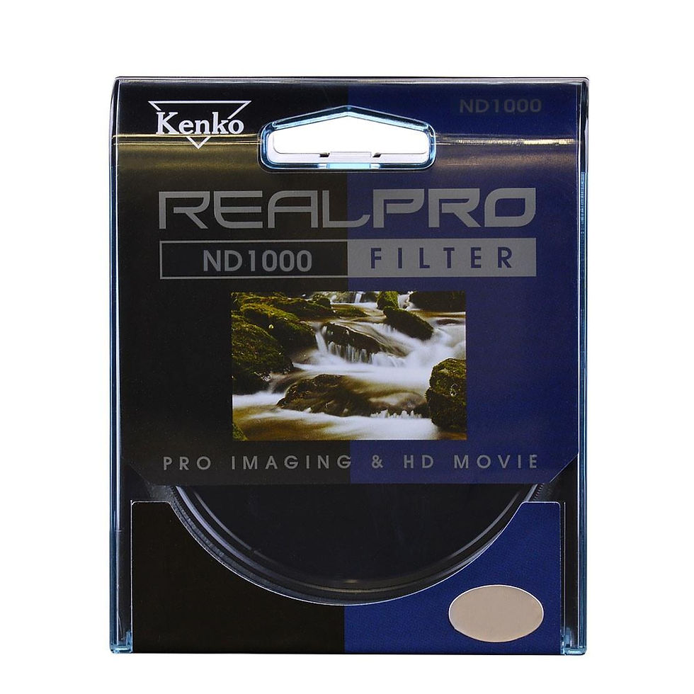 Kenko 49 mm Real Pro MC ND1000 Filtre gündüz uzun pozlama ve güçlü ışık kontrolü için 10 stop nötr yoğunluk filtresi