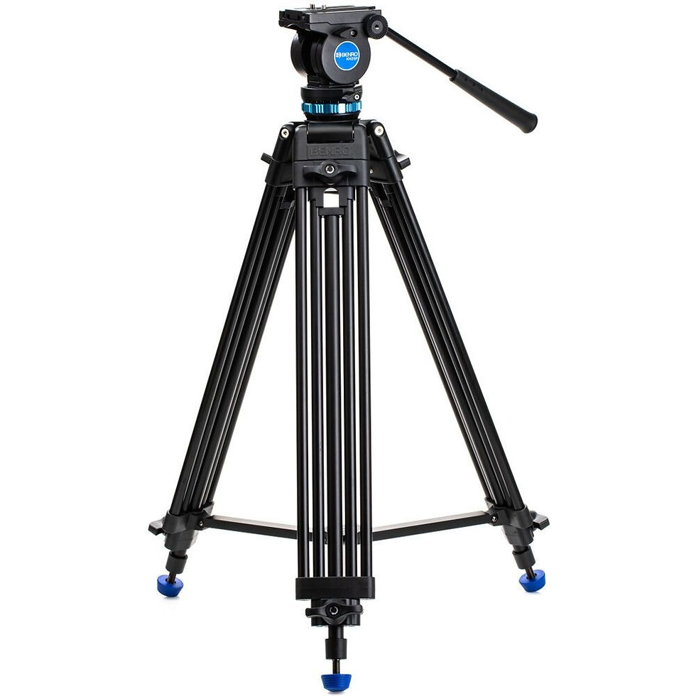 Benro KH-25P Video Tripod Hidrolik Kafa ve Orta Seviye Örümcekli Profesyonel Sistem
