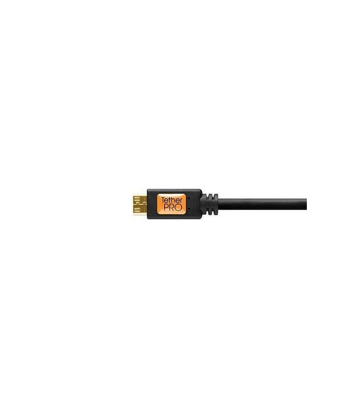 Tether Tools TetherPro HDMI Mini to HDMI 3 m Siyah Kablo Mini HDMI çıkışlı kameralar için standart HDMI bağlantı kablosu