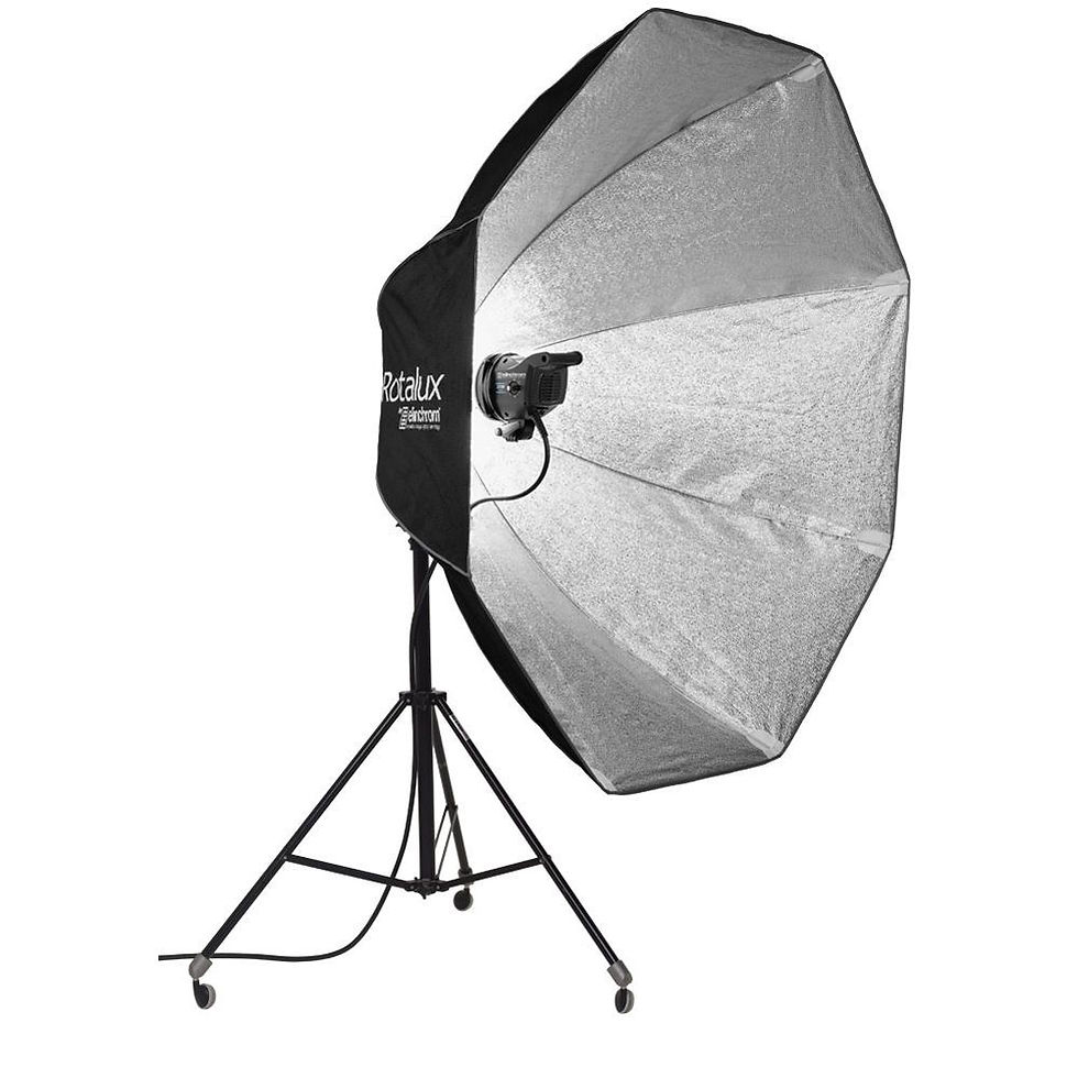 Küçük resim: Elinchrom Rotalux Deep Octa Indirect 150 cm sekizgen softbox ve merkezi endirekt flaş bağlantısı