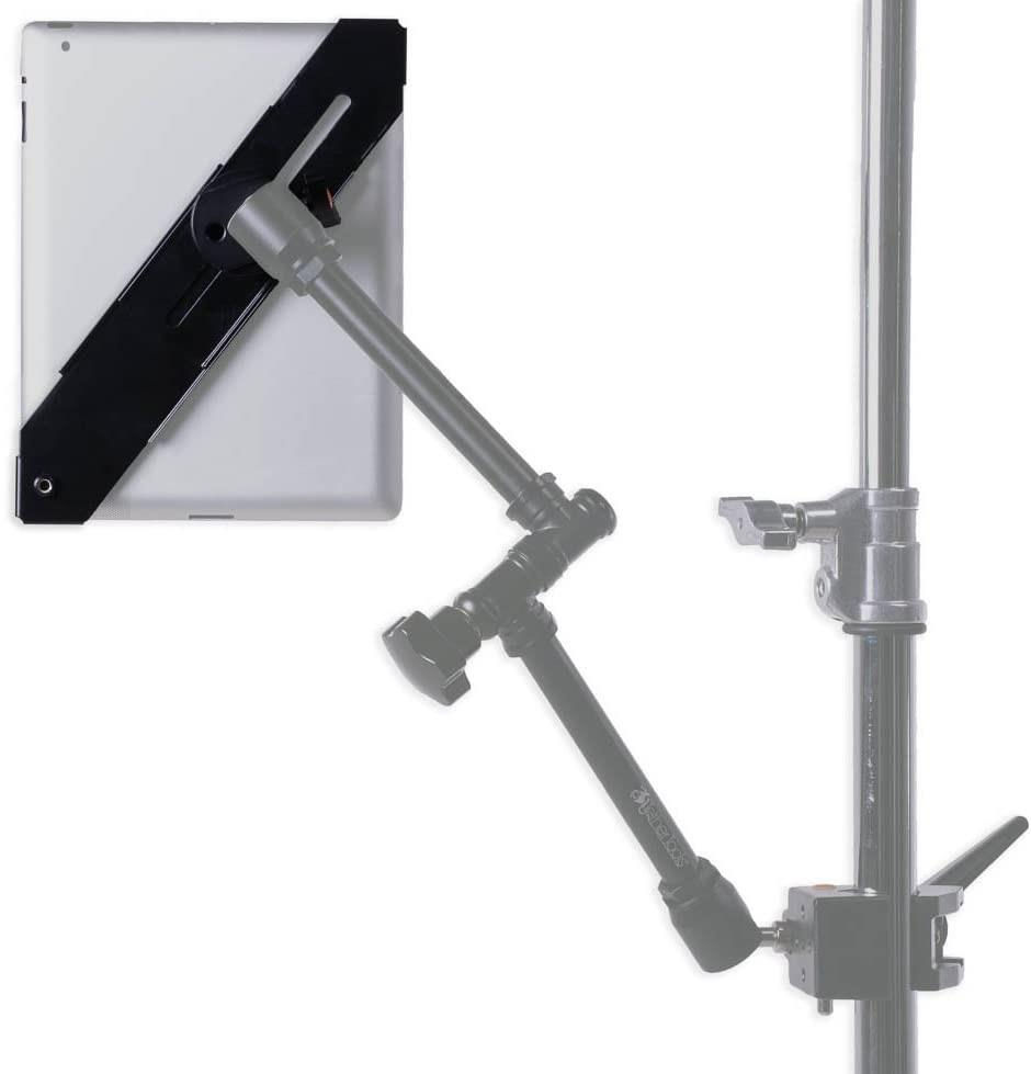 Küçük resim: Tether Tools AeroTab S4 tablet tutucu ile tabletin tripoda ve stüdyo ekipmanına güvenli montajı