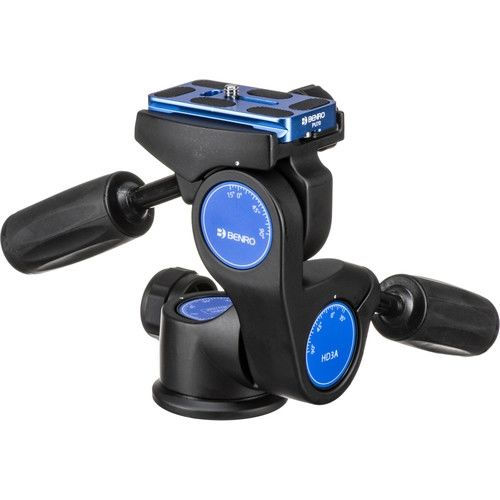Benro HD3A 3 Yönlü Kafa 12 Kg Taşıma Kapasiteli Hassas Tripod Başlığı