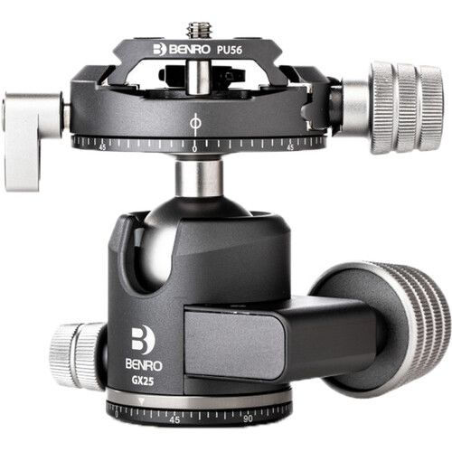 Benro GX25 Düşük Profilli Alüminyum Tripod Başlığı ve Çift Panoramik Modu