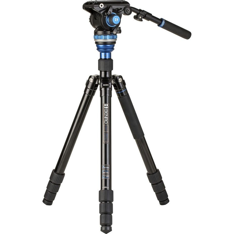 Benro A3883TS6PRO Aero 6 Pro Travel Alüminyum Video Tripod Kit S6Pro Kafalı