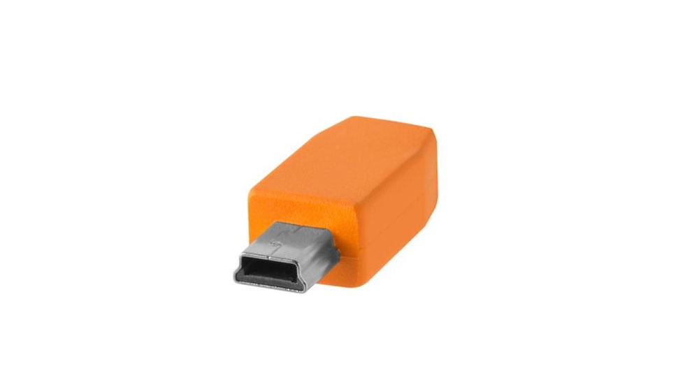 Küçük resim: Tether Tools TetherPro USB-C to Mini-B 5-Pin kablo ile kameradan bilgisayara tethered bağlantı