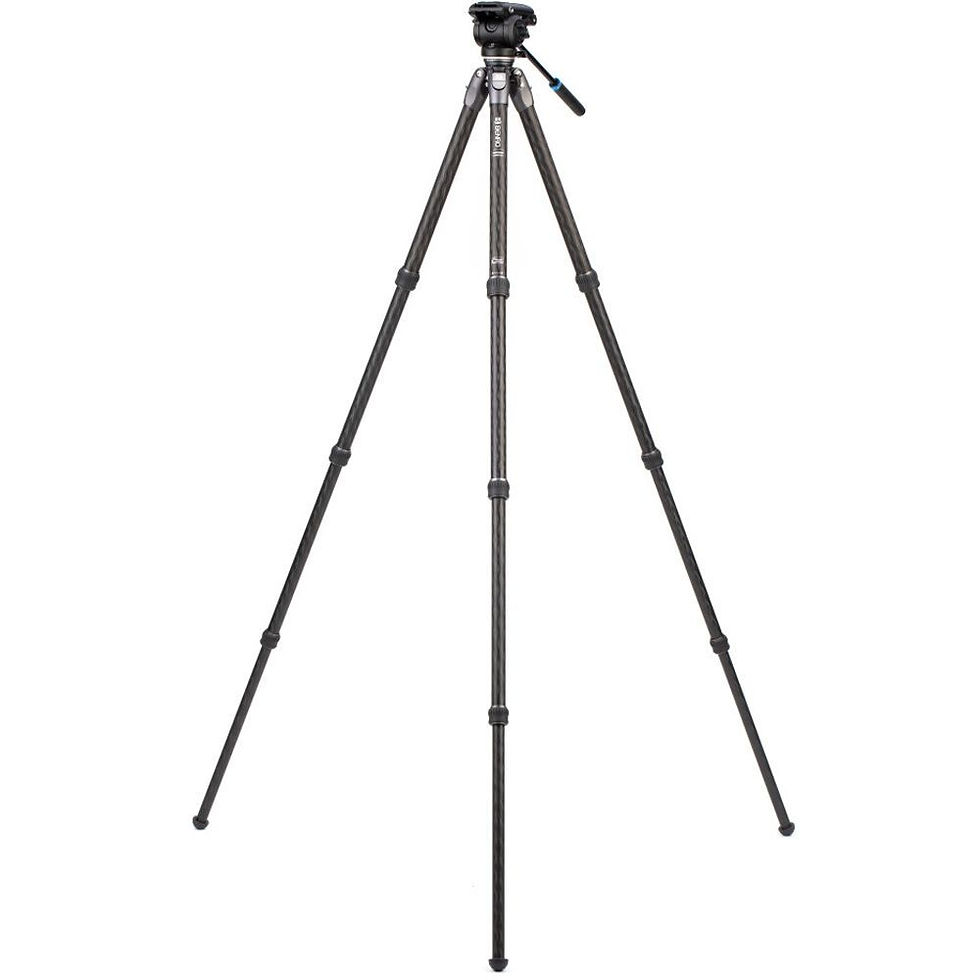 Benro Tortoise Karbon Video Tripod Kit Seri 3 - TTOR34CLVS4PRO