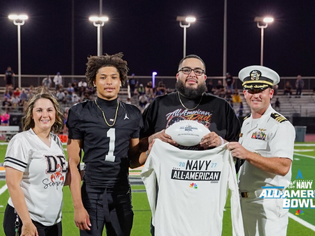 Defensive Back Jaelyn Easterling-Flores Honored as a 2027 Navy All-American