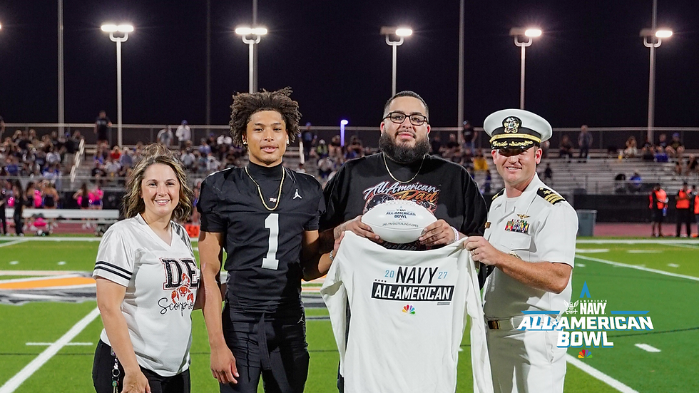 Defensive Back Jaelyn Easterling-Flores Honored as a 2027 Navy All-American