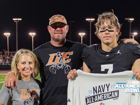Quarterback Blake Roskopf Honored as a 2027 Navy All-American
