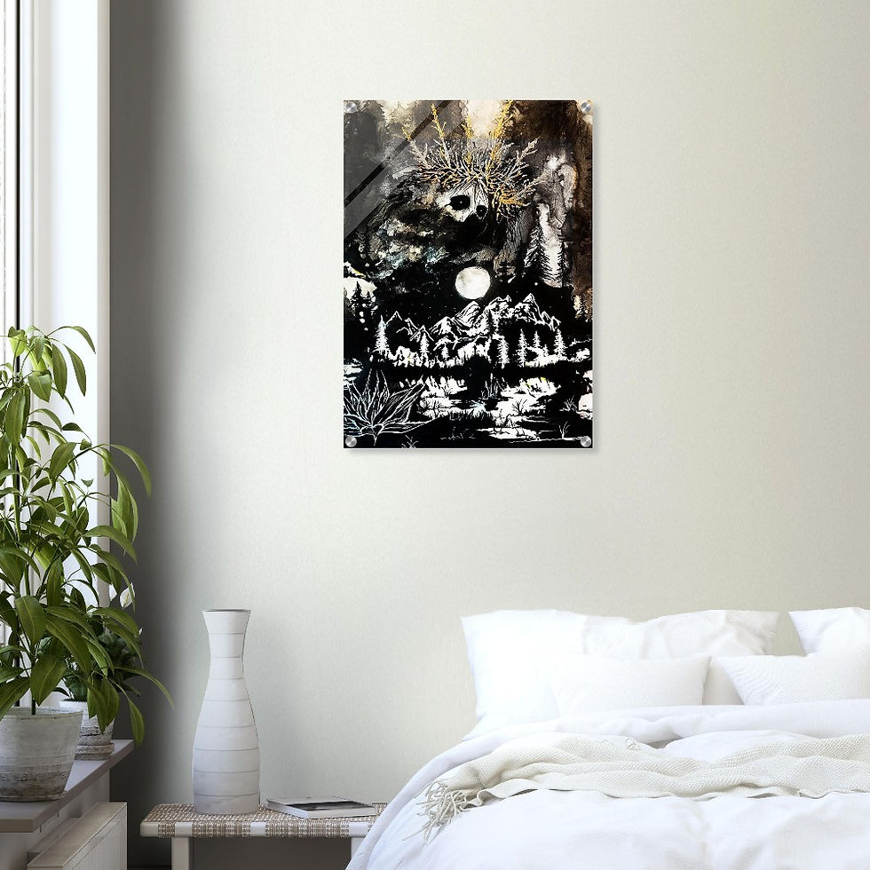 Miniatura: Tlamatqui in acrylic