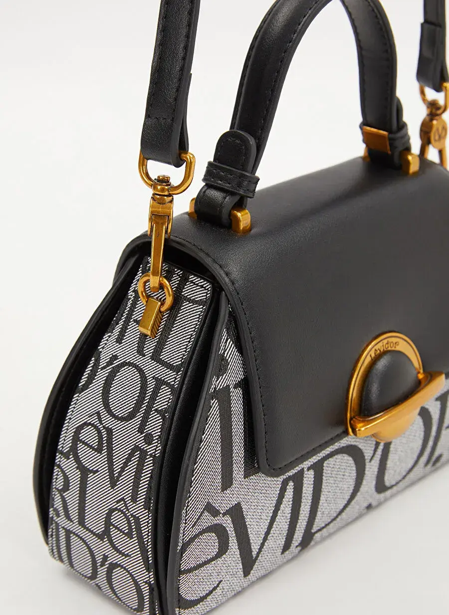 Küçük resim: SİYAH HALKA DETAY EL ÇANTASI