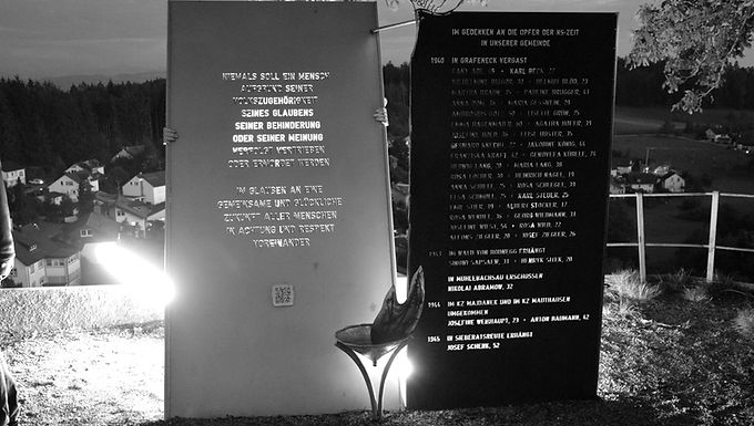 Bodnegg in der Nazizeit | Mahnmal auf dem Friedhof 