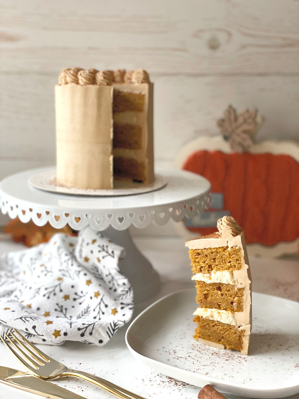 Gluten Free Pumpkin tiramisu cake
