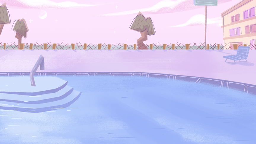 At the Pool Background