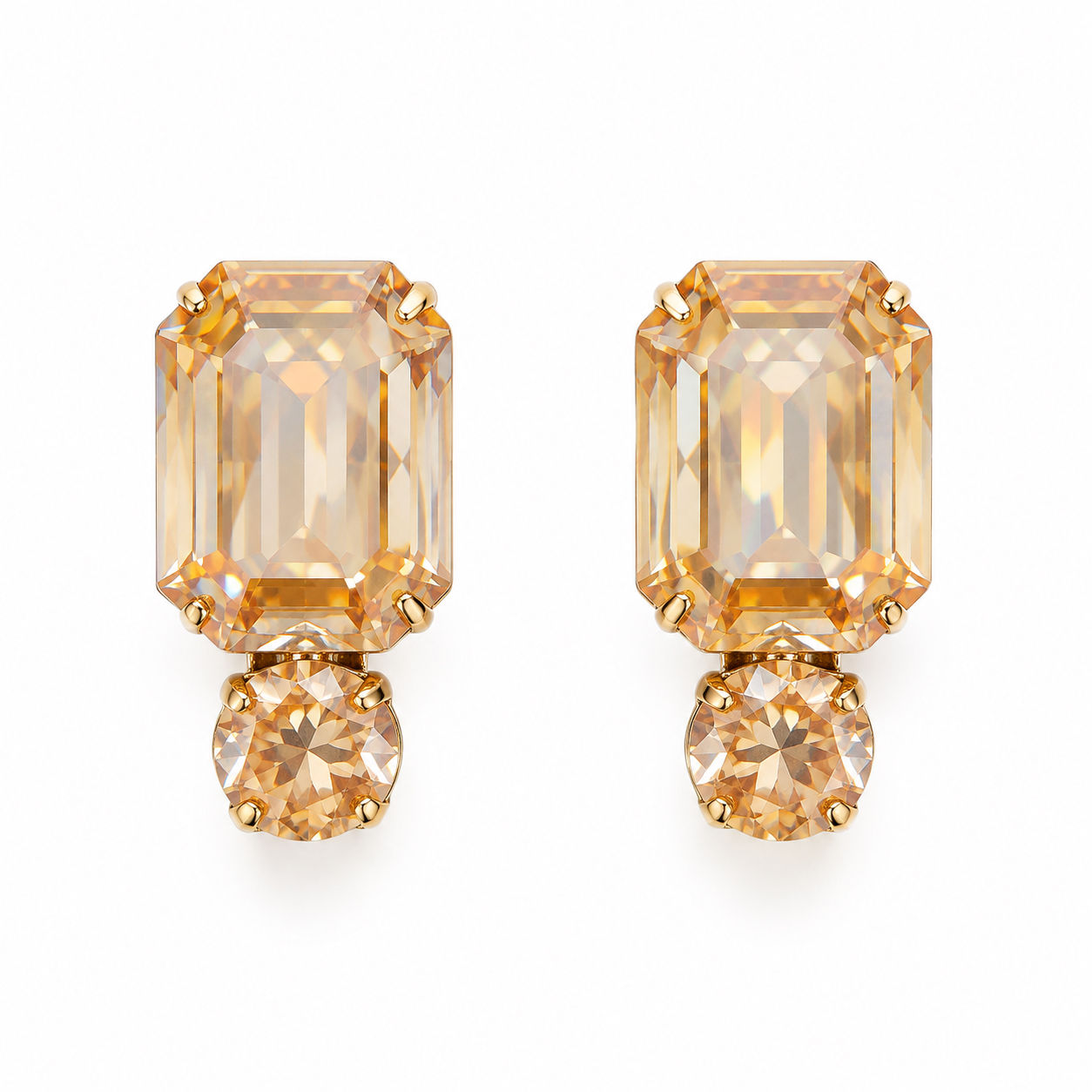 Whitney Gold Stud – House of Emmanuele