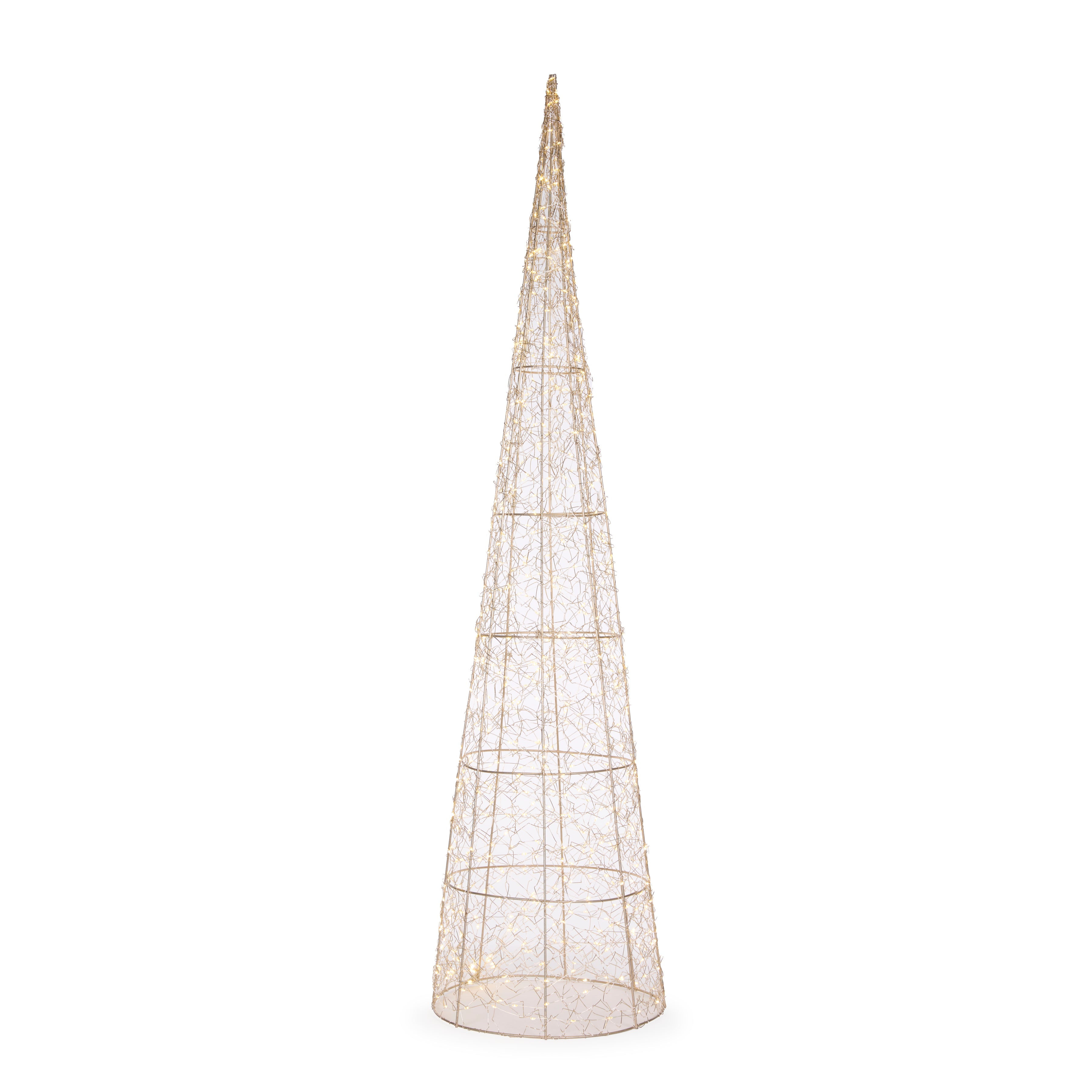 120 CM ILLUMINATED CONE TREE