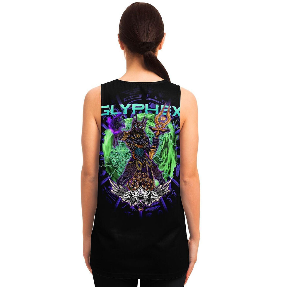 Thumbnail: Glyphex X Scott Atomic Unisex Tank Top - AOP