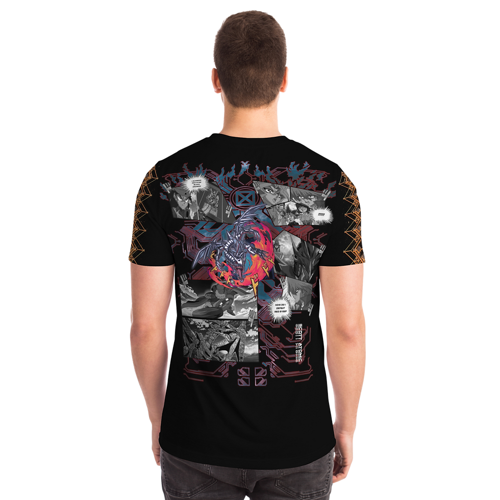 Thumbnail: Red Eyes T-Shirt Velour Guy Back 