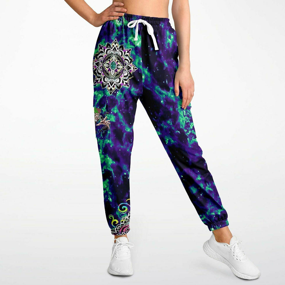 Thumbnail: Baelien X Scott Atomic Athletic Cargo Joggers Blue