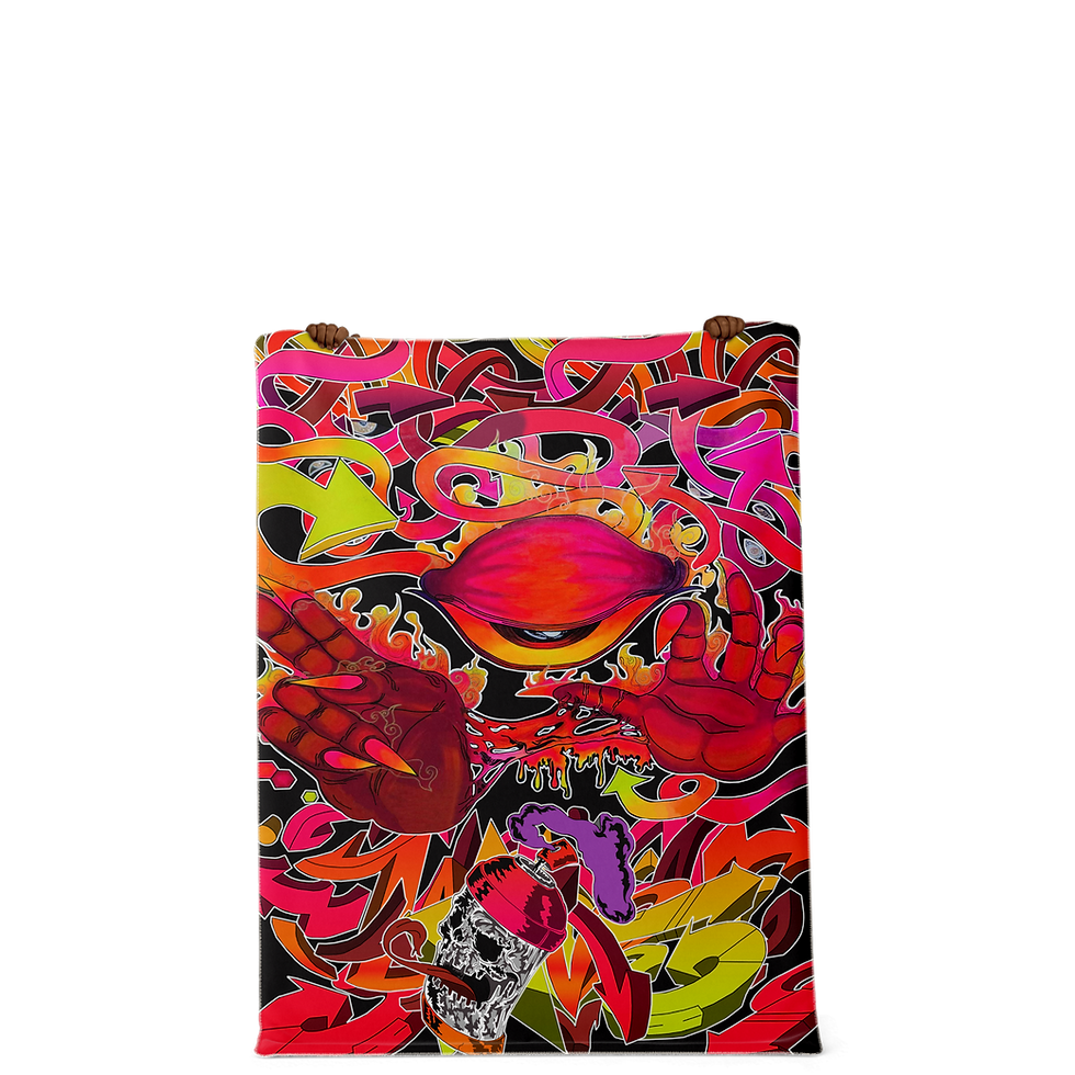Thumbnail: Fraktal X Scott Atomic Premium Microfleece Blanket