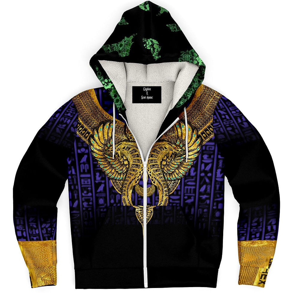 Thumbnail: Glyphex X Scott Atomic Microfleece Zip-hoodie