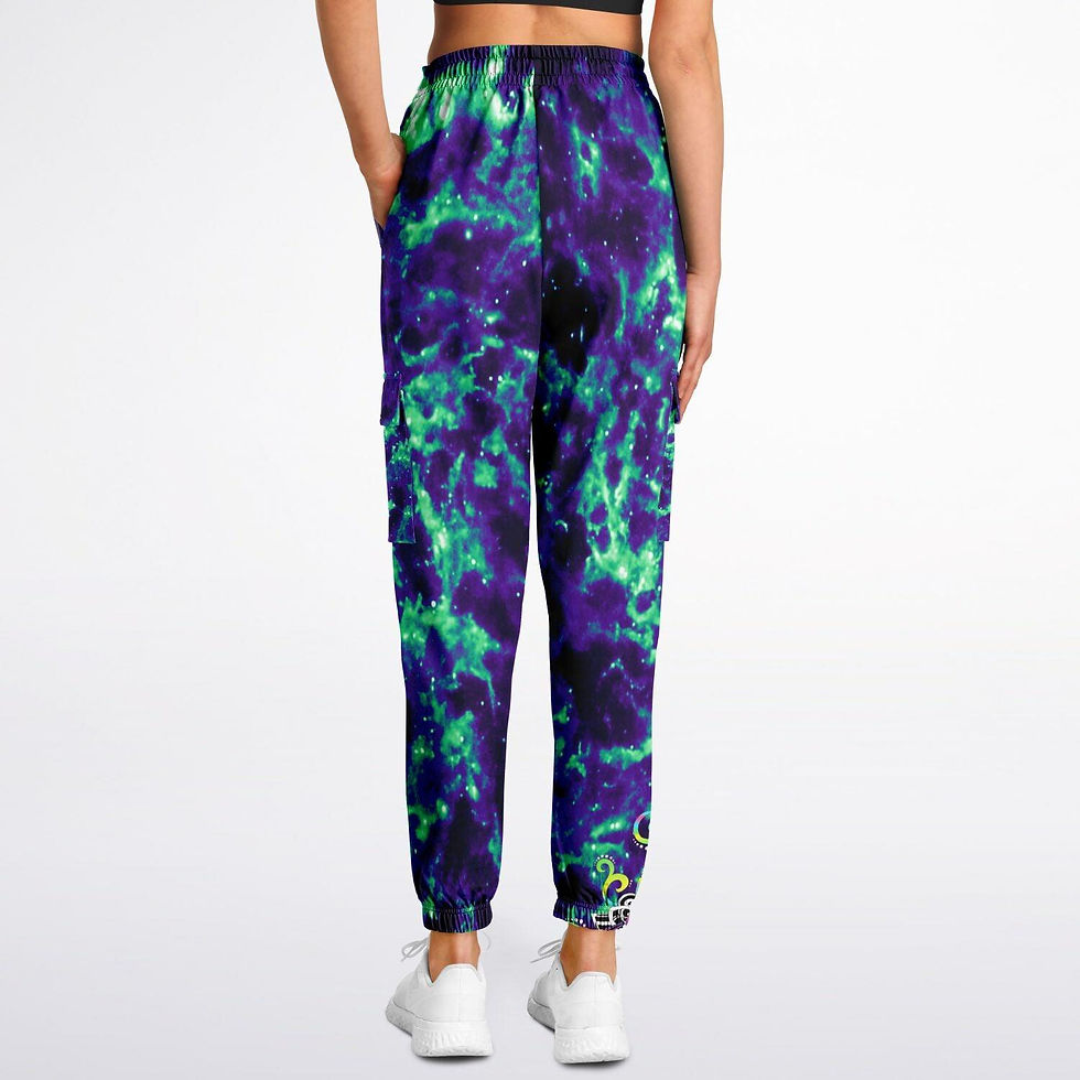 Thumbnail: Baelien X Scott Atomic Athletic Cargo Joggers Blue