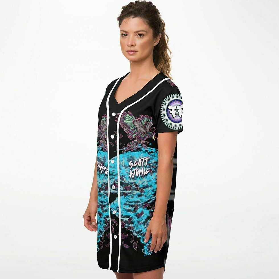 Thumbnail: Rivendere X Scott Atomic Baseball Jersey Dress