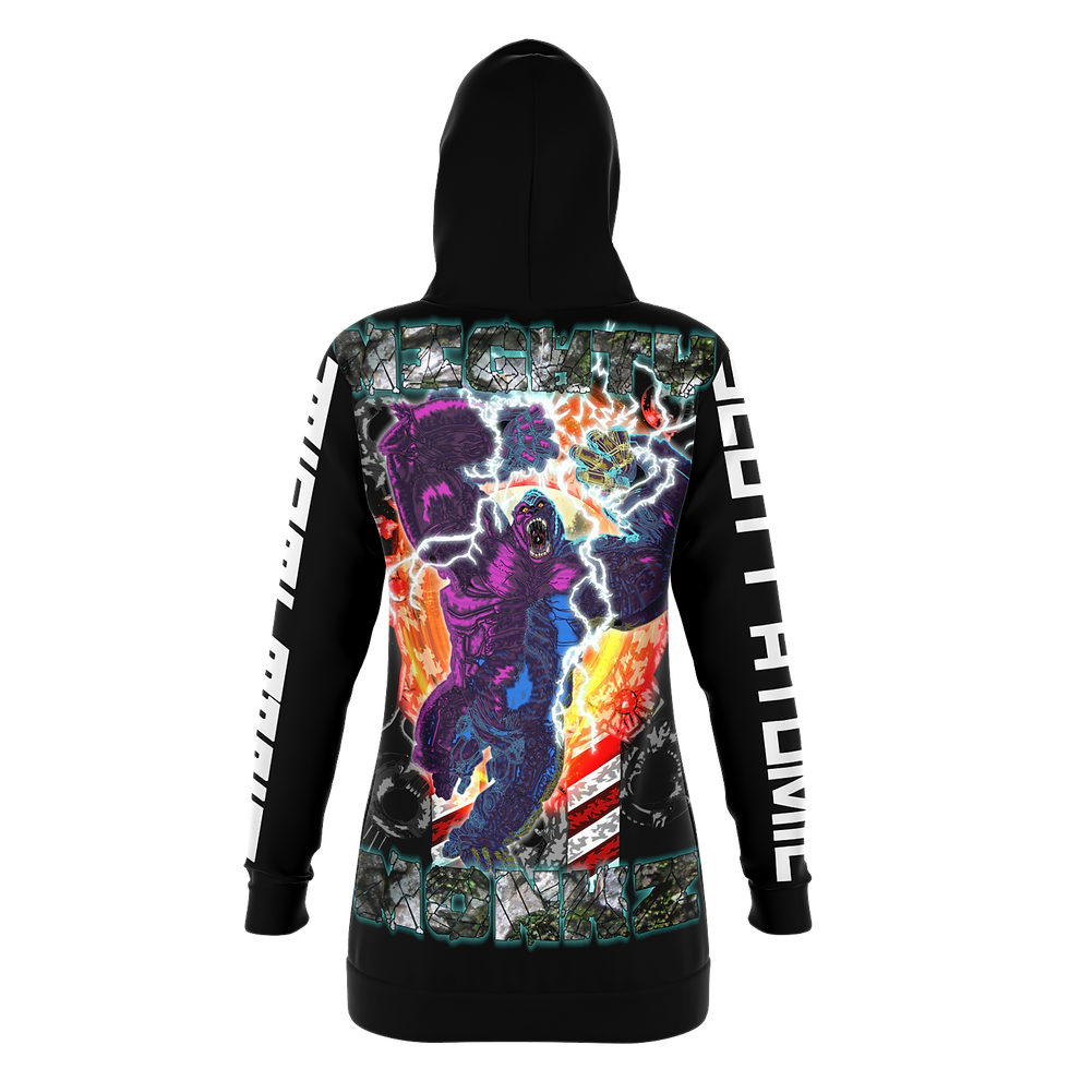 Thumbnail: Mighty Monkz X Scott Atomic Longline Hoodie