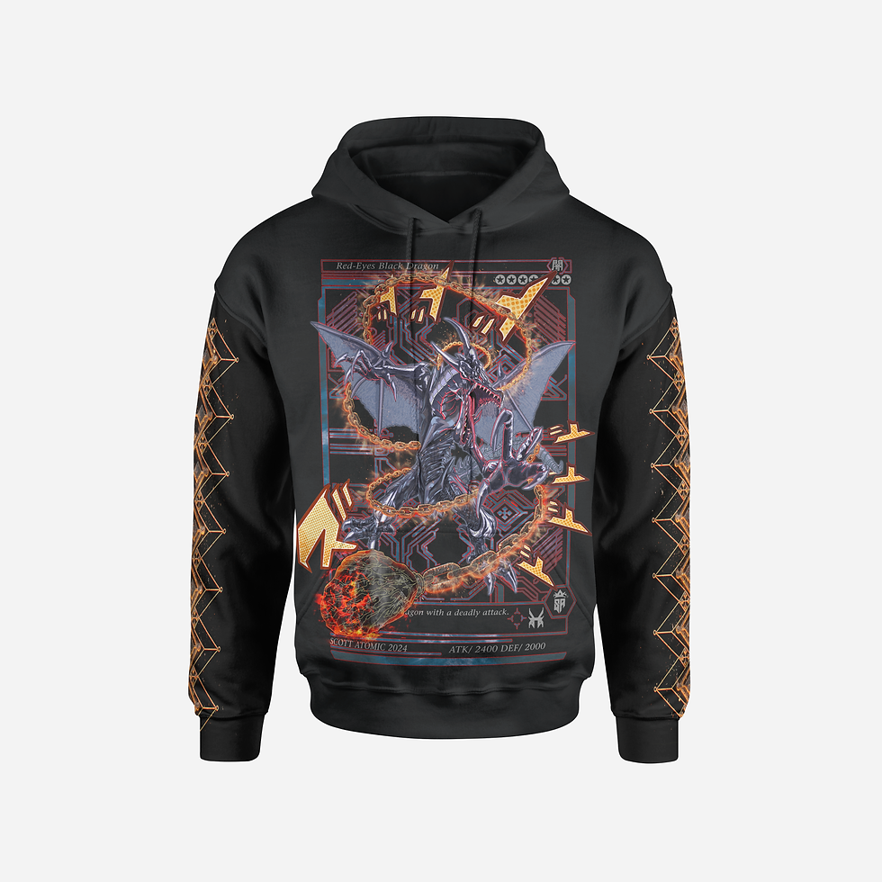 Thumbnail: Red Eyes Velour Hoodie Front 