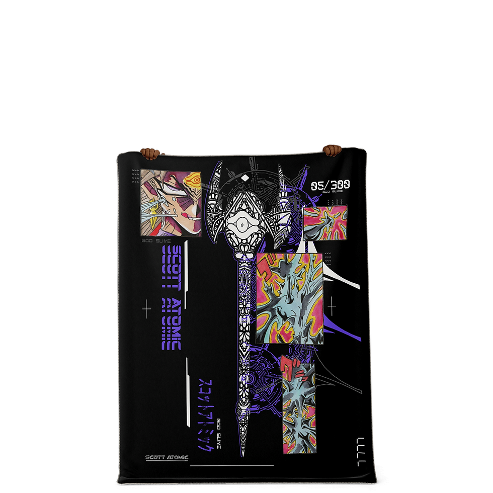 Thumbnail: Manga Yami Marik Premium Microfleece Blanket