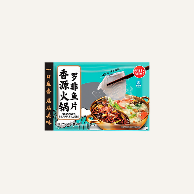 FRESHASIA Seasoned Tilapia Fillets 250g