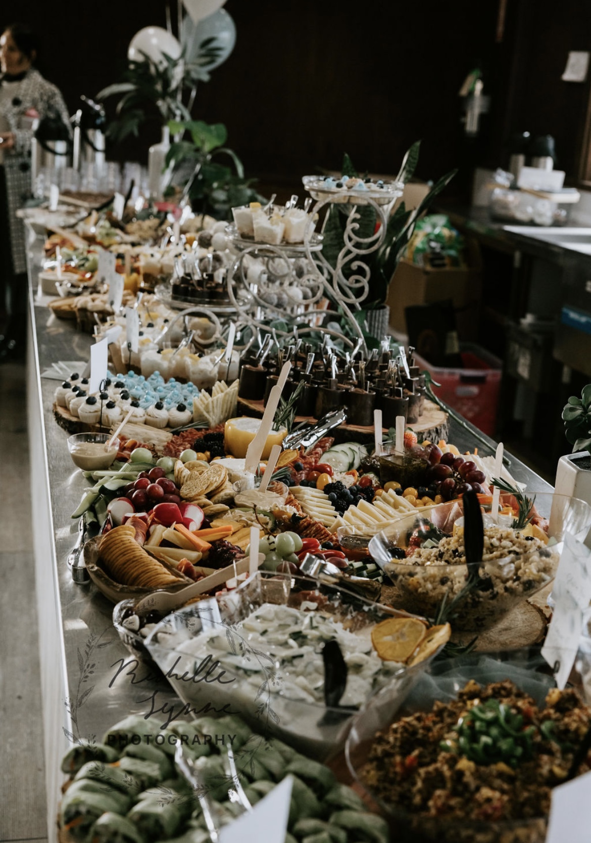 Arranged Food and Objects