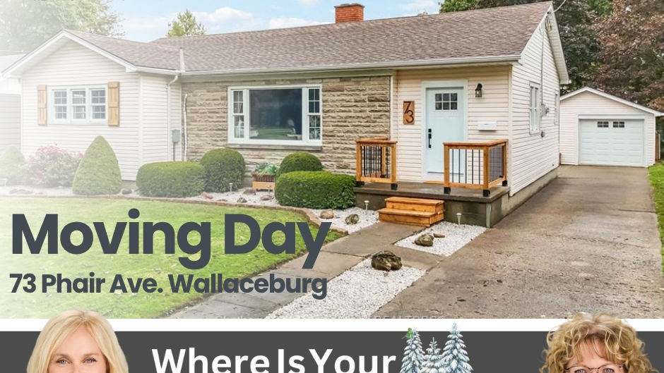 Found Our St. Clair Parkway Seller Client The Perfect Little Downsizer Bungalow In Wallaceburg - Moving Day