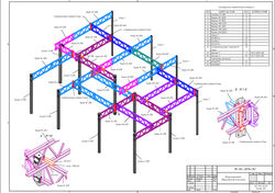 Каркас стенда в сборе