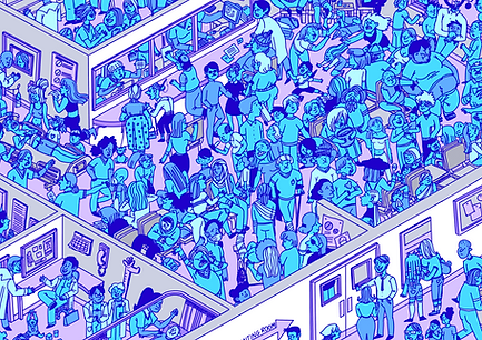 Hospital, seek and find, seek and find illustration, illustration, editorial illustration, illustrator, EmilyKeownArt