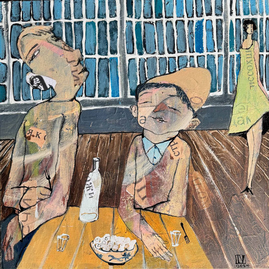 Mates Painting
Oil on Canvas
45 x 45 cm