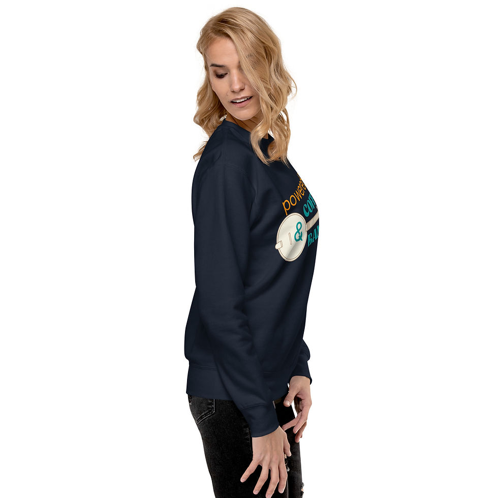 Thumbnail: "Coffee & Banjos" Unisex Premium Sweatshirt
