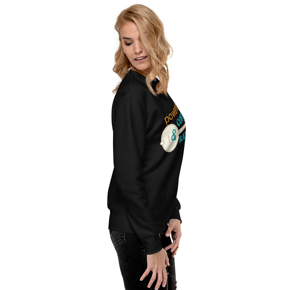 Thumbnail: "Coffee & Banjos" Unisex Premium Sweatshirt